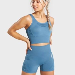 Gym Shark shorts and sports bra set